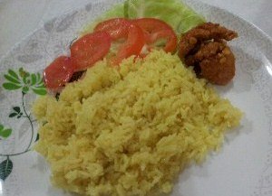 nasi ayam buat isteri