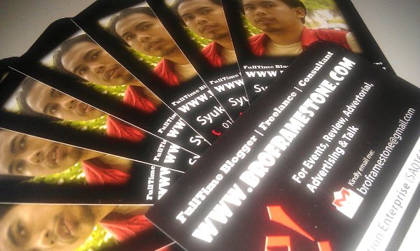 Namecard Blogger Advertorial