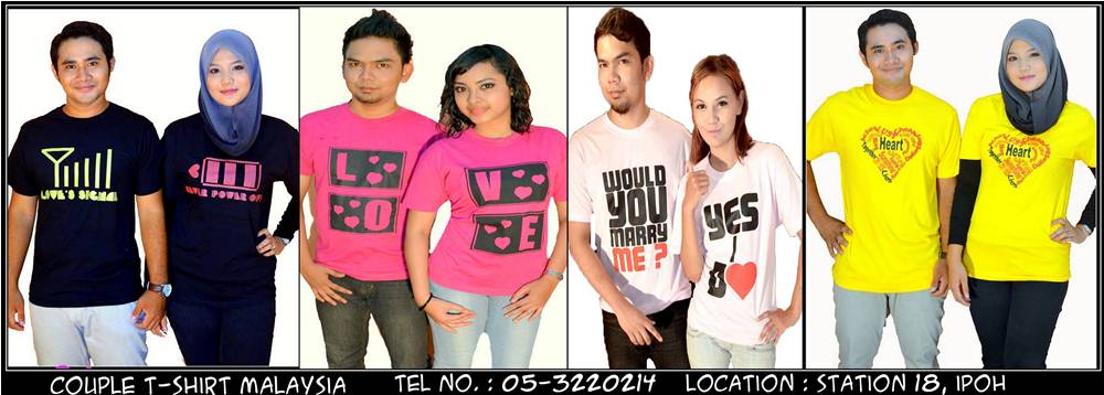 Banner T-Shirt Couple Malaysia