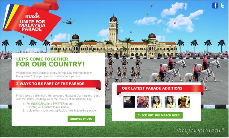 Maxis Unite For Malaysia Parade