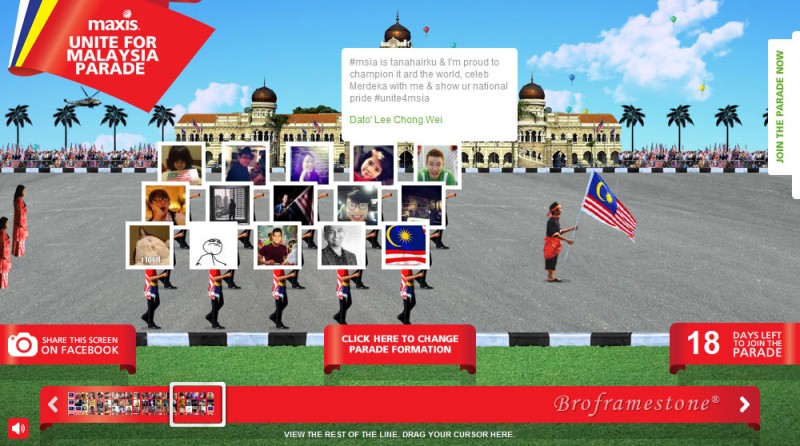 Unite for malaysia parade