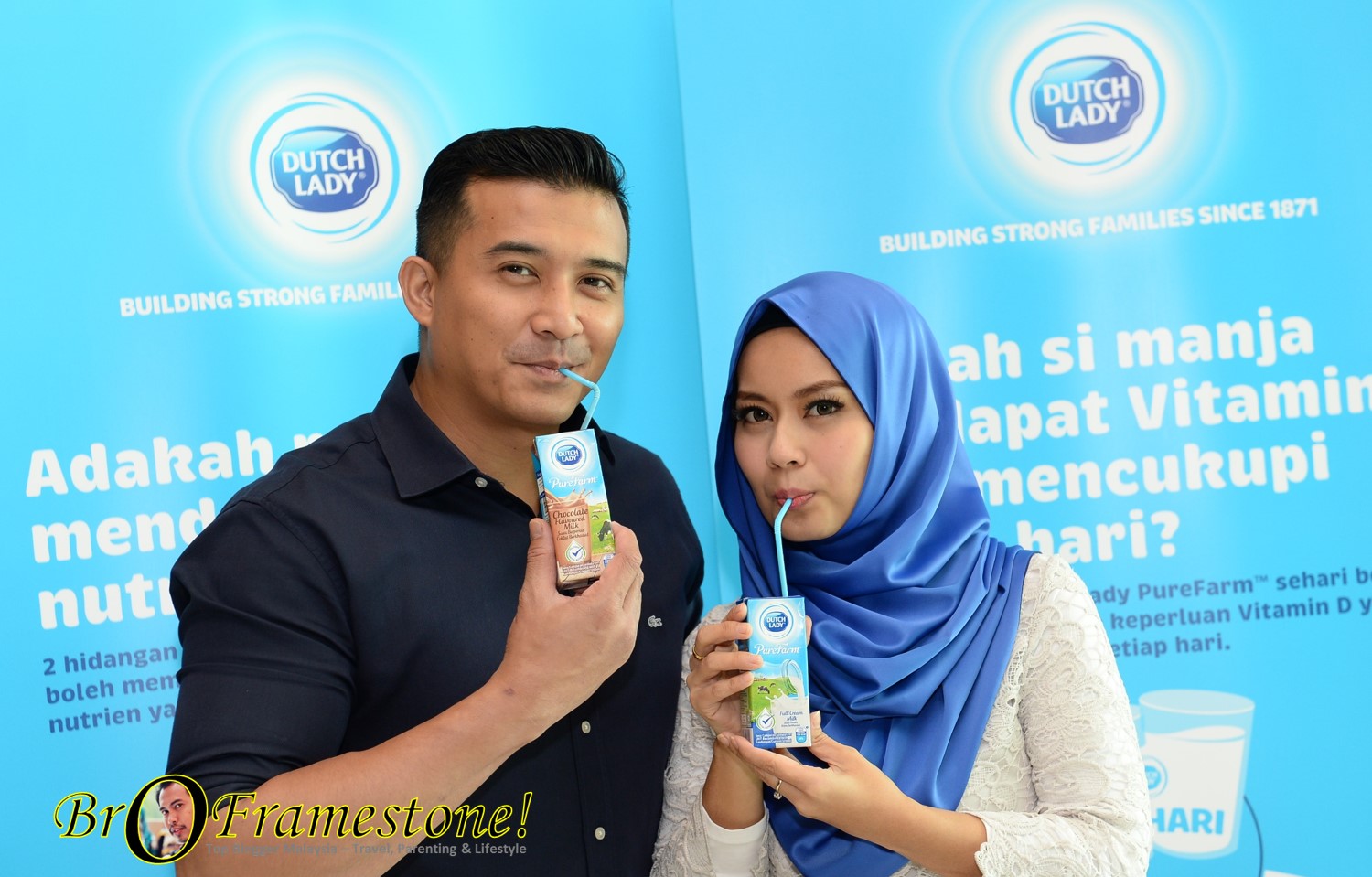 Susu Dutch Lady PureFarm Pilihan Aaron Aziz Sekeluarga Susu Dutch Lady PureFarm Pilihan Aaron Aziz Sekeluarga