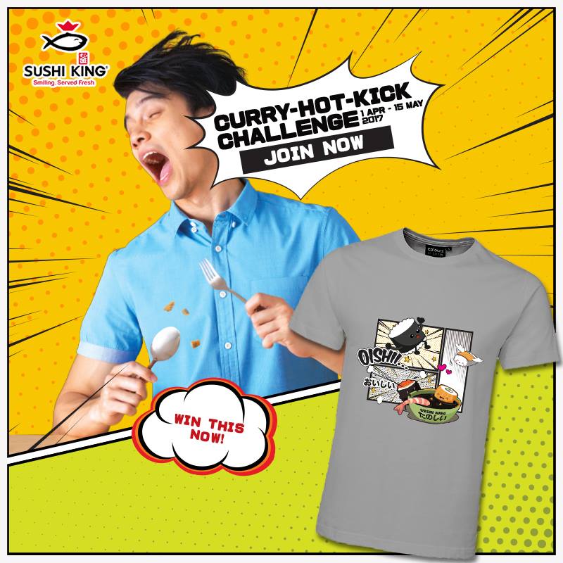 Cabaran “Curry-Hot-Kick” Bersama Sushi King Cabaran “Curry-Hot-Kick” Bersama Sushi King
