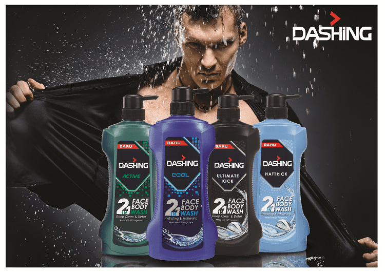 Dashing Face and Body Packshot