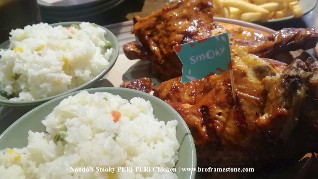 Menu Nandos Smoky PERi-PERi Chicken
