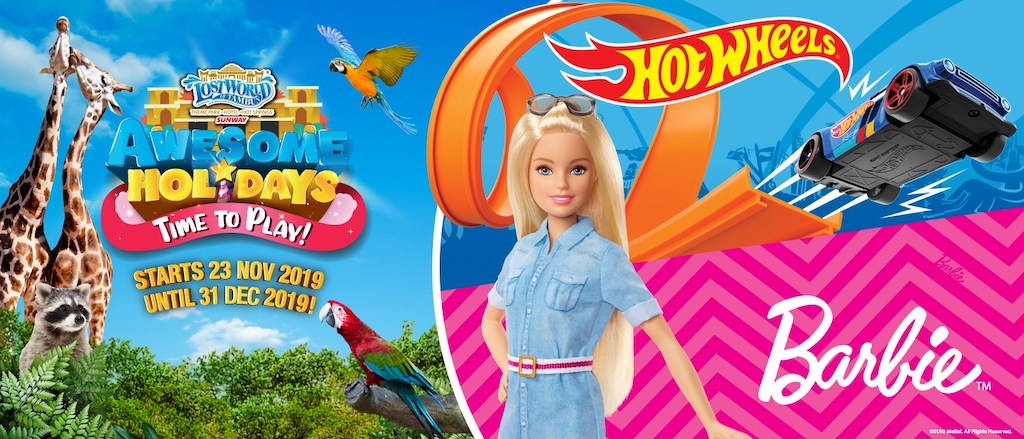 Hot Wheels dan Barbie Lost World of Tambun