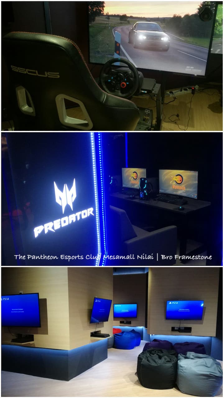 Fasiliti Pantheon Esports Club Mesamall Nilai
