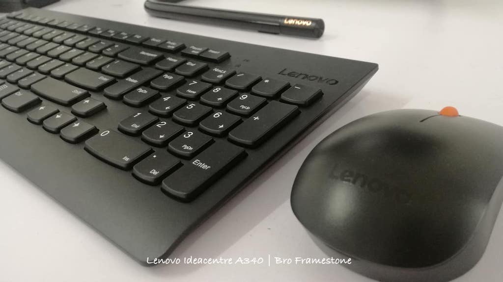 Keyboard Mouse Lenovo Ideacentre A340