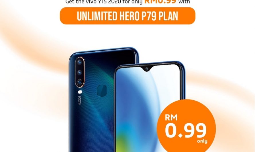 Sign Up U Mobile’s Unlimited HERO P79 Get Vivo Y15 For Only RM0.99