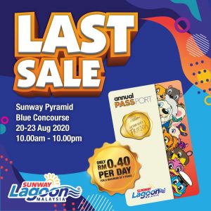Last Sale Anual Pass Sunway Lagoon