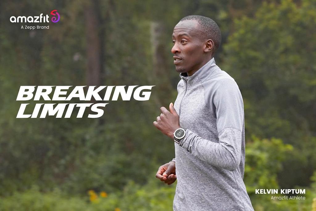 Amazfit World Record Marathon Runner Kelvin Kiptum