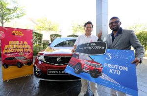 Pemenang Proton X70 Peraduan Beli Menang Choco Albab