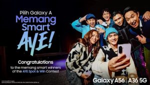 Pemenang Peraduan AYE Spot & Win oleh Samsung