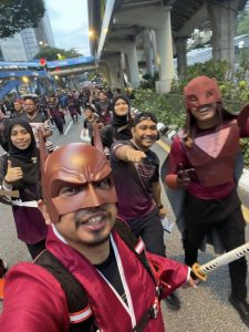 Costume Keluang Man WONDA Fun Run