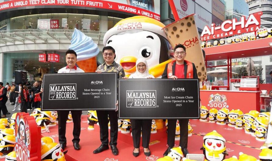 Ai-CHA Cipta Rekod Malaysia: 300 Cawangan Dibuka Dalam Setahun