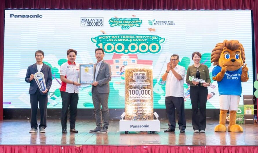 100,000 Bateri Dikitar Semula: Panasonic Didik Generasi Hijau di Sekolah