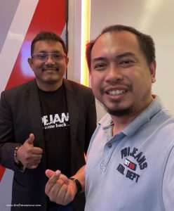 Bersama Pengarah & Penerbit Filem Pejam – S.T Bala