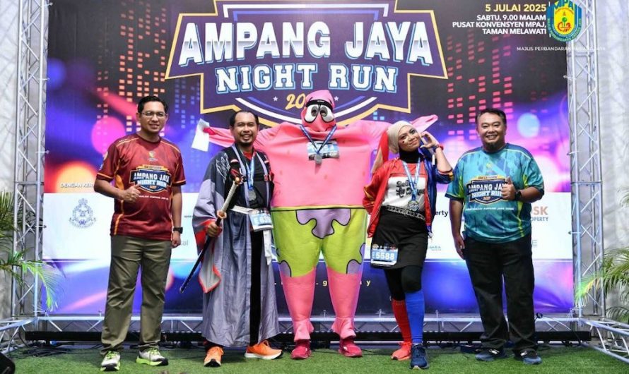 Bro Samurai Menang di Geopark Ampang Jaya Night Run 2025