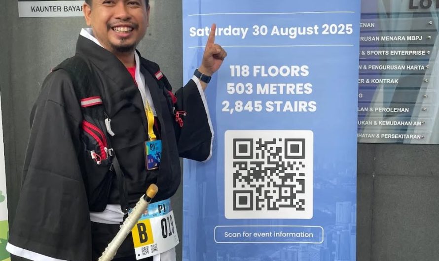 Sedia Takluki 2,845 Anak Tangga? Daftar The Sky Race Menara Merdeka 118
