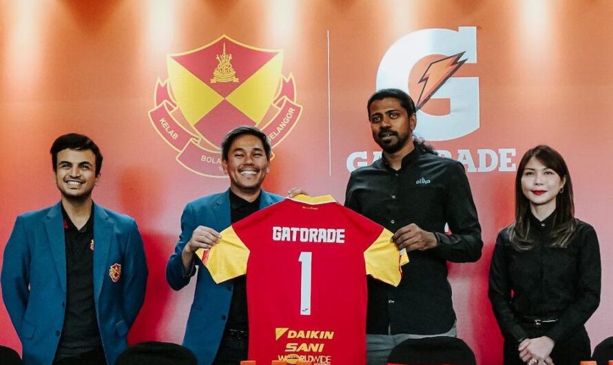 Gatorade Jalin Kerjasama Dengan Selangor FC, Bawa Tenaga Baharu Ke Dunia Bola Sepak Malaysia