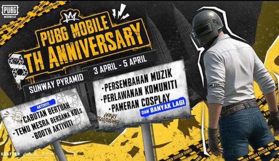 PUBG MOBILE Sambut Ulang Tahun Ke-8 di Sunway Pyramid Dengan Festival Epik