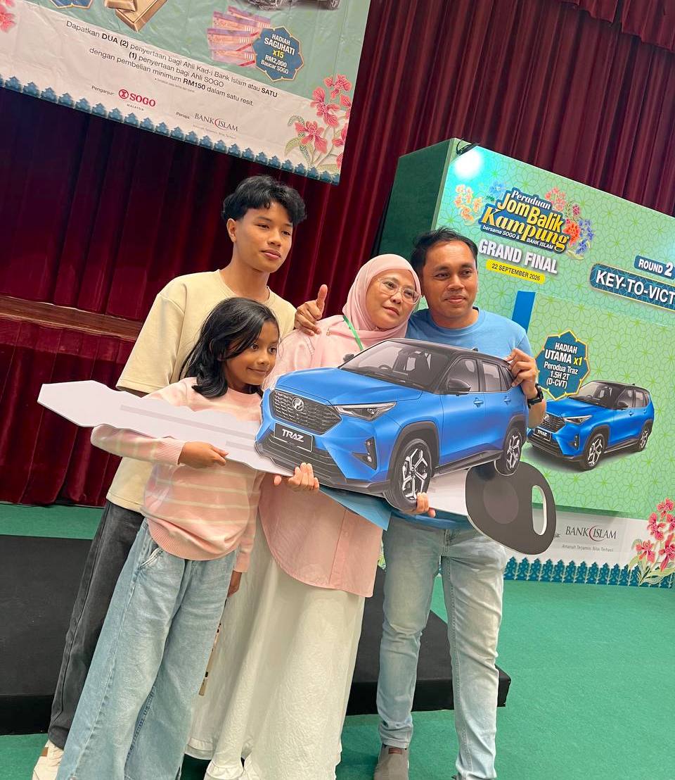 Winner Perodua Traz in SOGO & Bank Islam “Jom Balik Kampung” Campaign Winner Perodua Traz in SOGO & Bank Islam “Jom Balik Kampung” Campaign